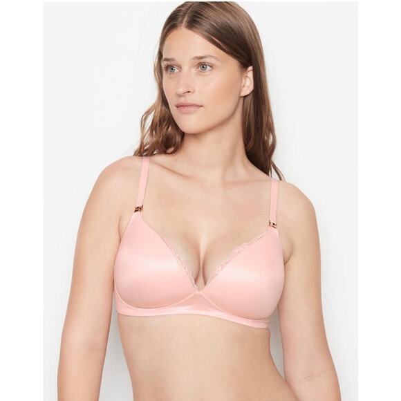 Body by Victoria Wireless Nursing Bra Light Pink Size 40DD - Picture 1 of 8